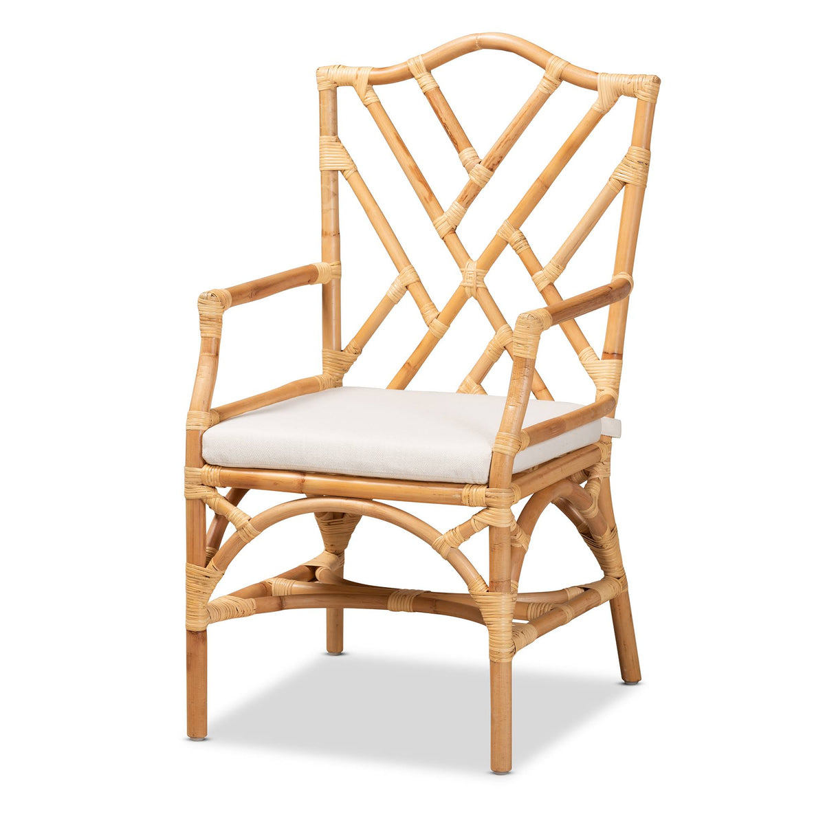 Finished Rattan Armchair L128332
