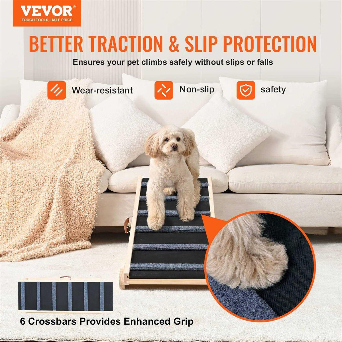 Folding Adjustable Dog Ramp C60223