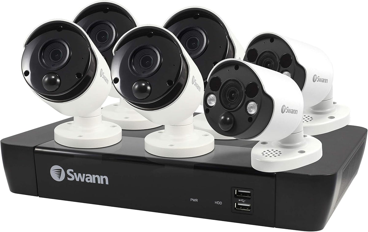 8 Camera 8 Channel 4K Ultra HD POE NVR Security Camera System Q4967