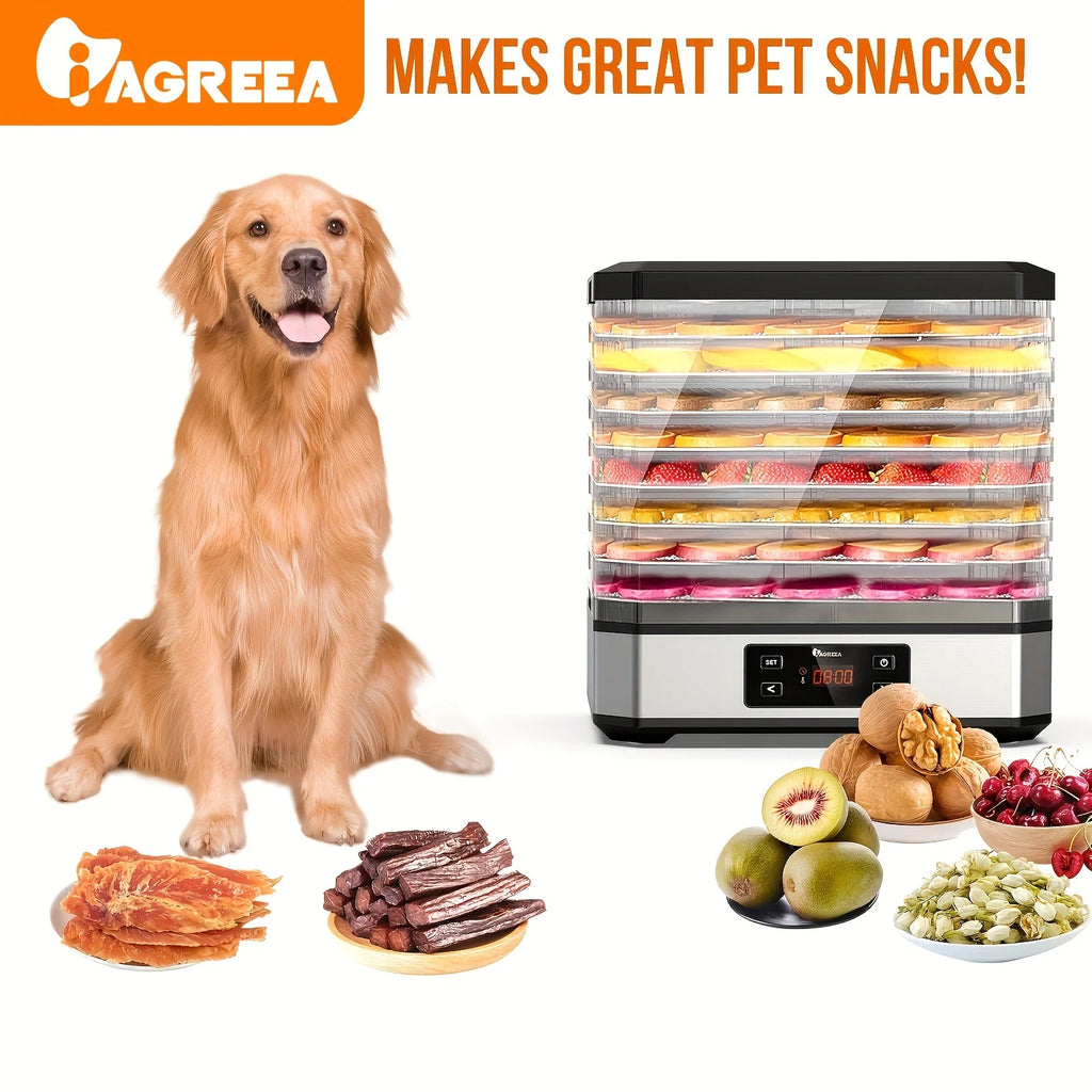 8 Trays Digital Food Dehydrator V490781
