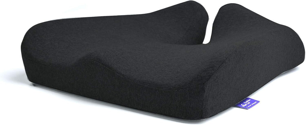 Light Grey Memory Foam Seat Cushion D978