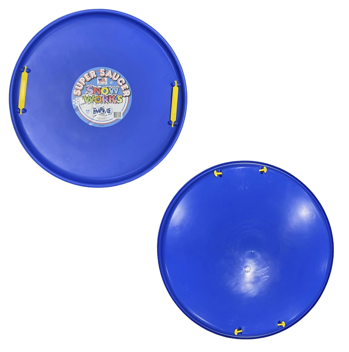 Blue 28 Inch Round Snow Sled D3647