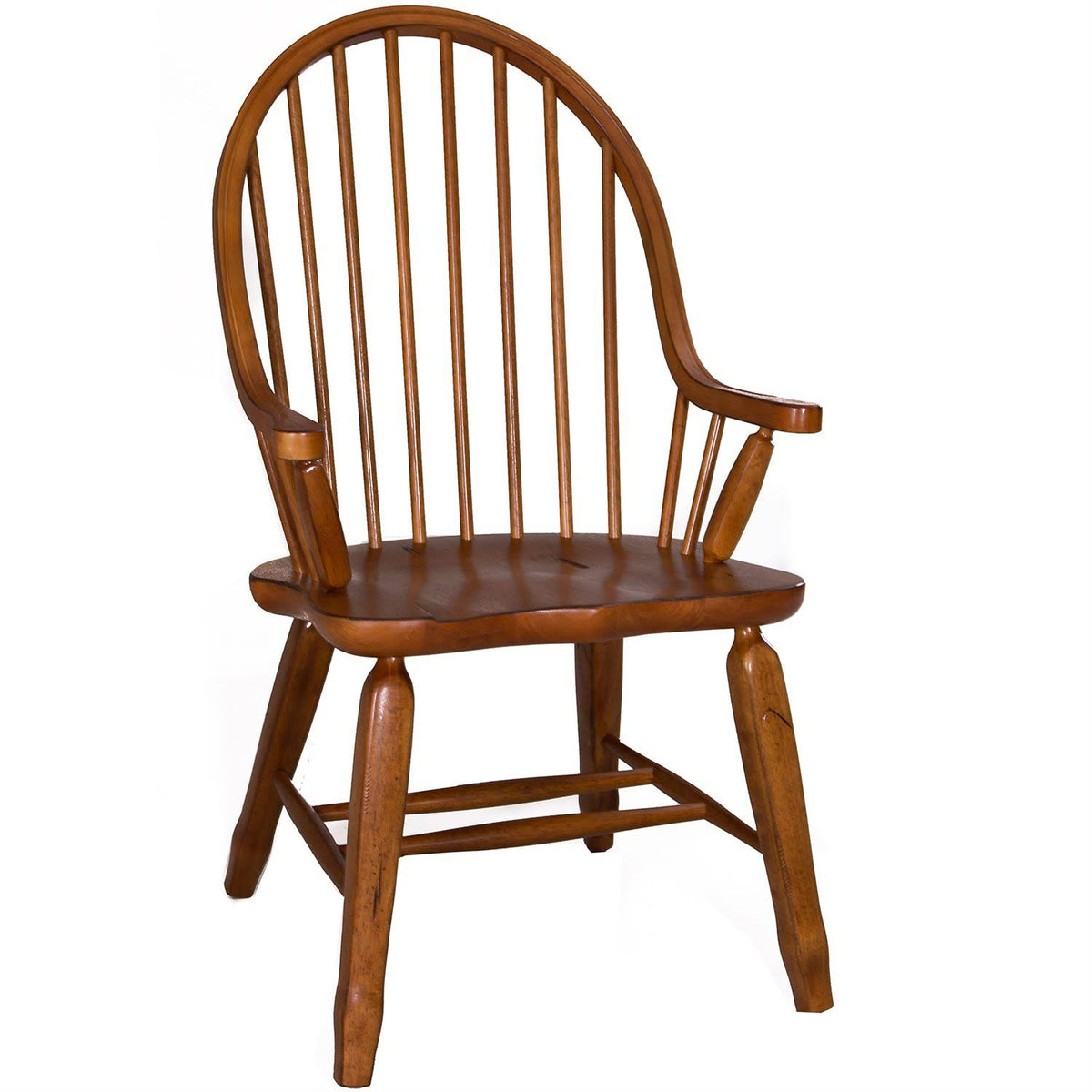 Rustic Oak Dining Arm Chair Y670626