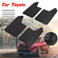 Black PP+TPO Plastic Mud Flaps for Car SUV Truck J153