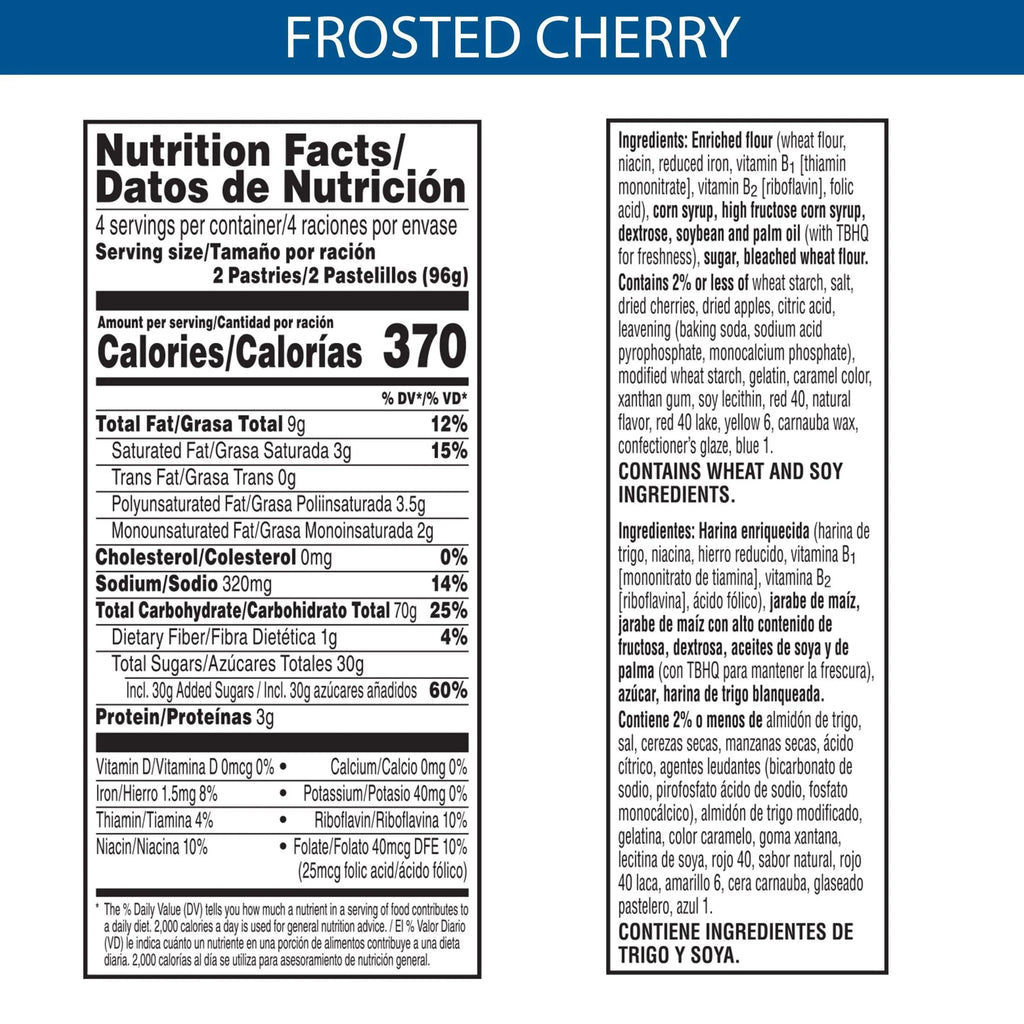 Frosted Cherry Pop-Tarts (Pack of 32) Y12337