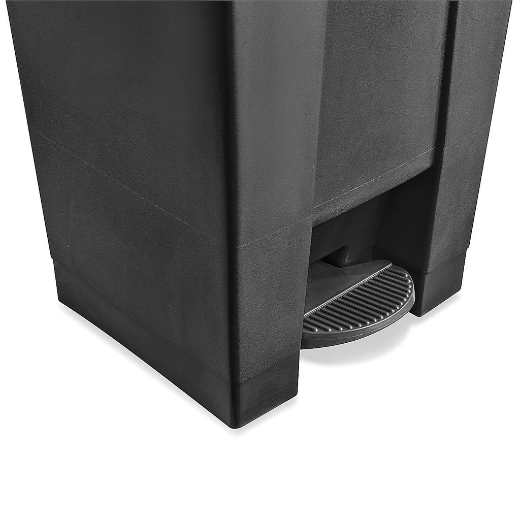 Black 12 Gallon Step-On Trash Can K56449