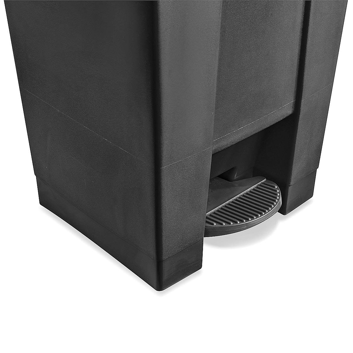 Black 12 Gallon Step-On Trash Can K56449