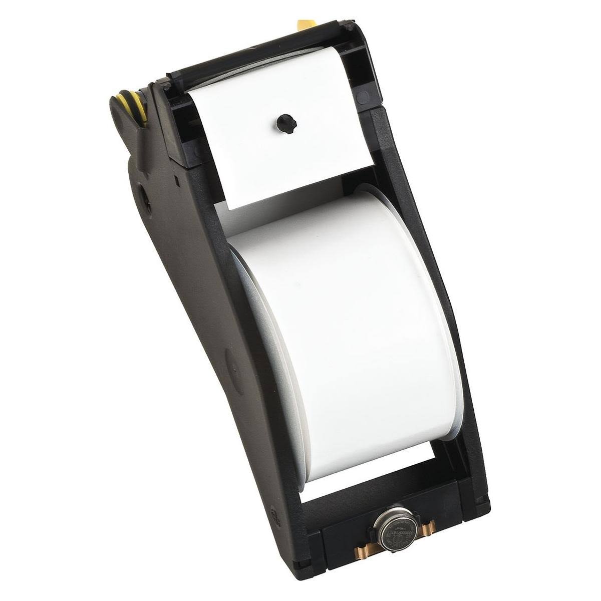 Black/White Label Printer Tape Cartridge, 90 Roll N33161