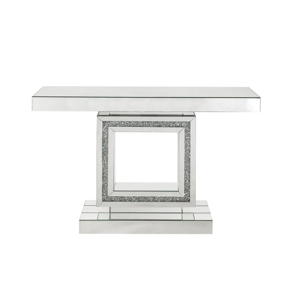 Mirrored Rectangular Console Table L91186