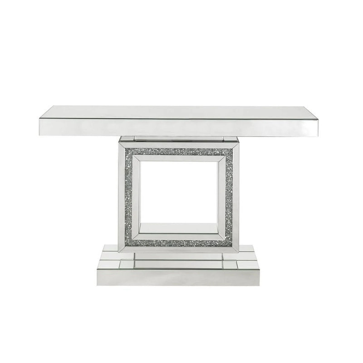 Mirrored Rectangular Console Table L91186