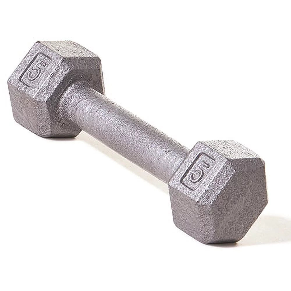 Solid Cast-Iron Hex Dumbbell T747
