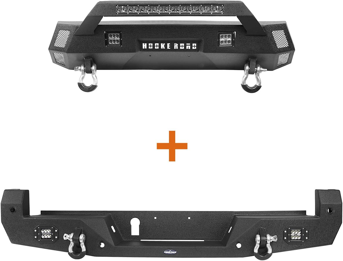 Stubby Front Bumper & Full Width Rear Bumper Kit for Toyota Tacoma 3rd Gen V5700