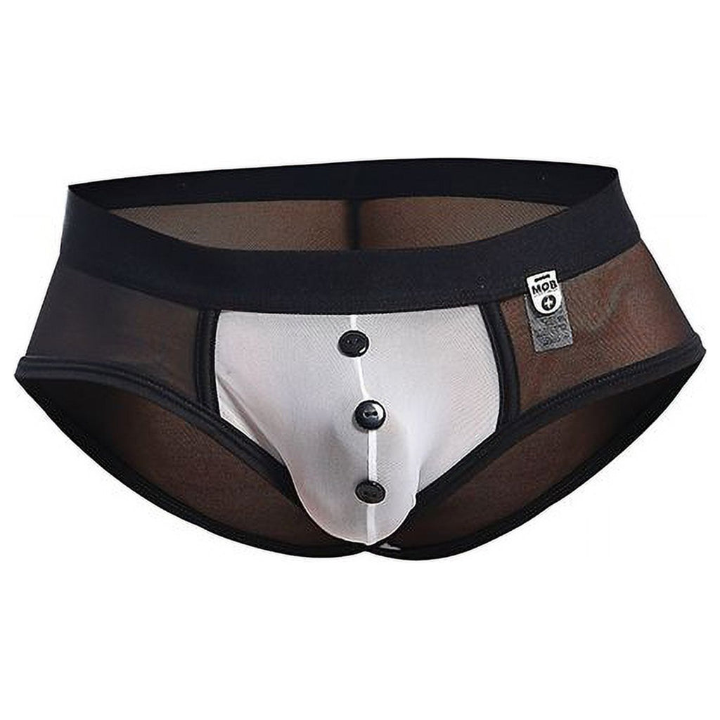 Black/White Sm Bow Tie Brief T360