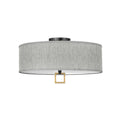 Black Heritage Brass LED Semi-Flush Mount T11690