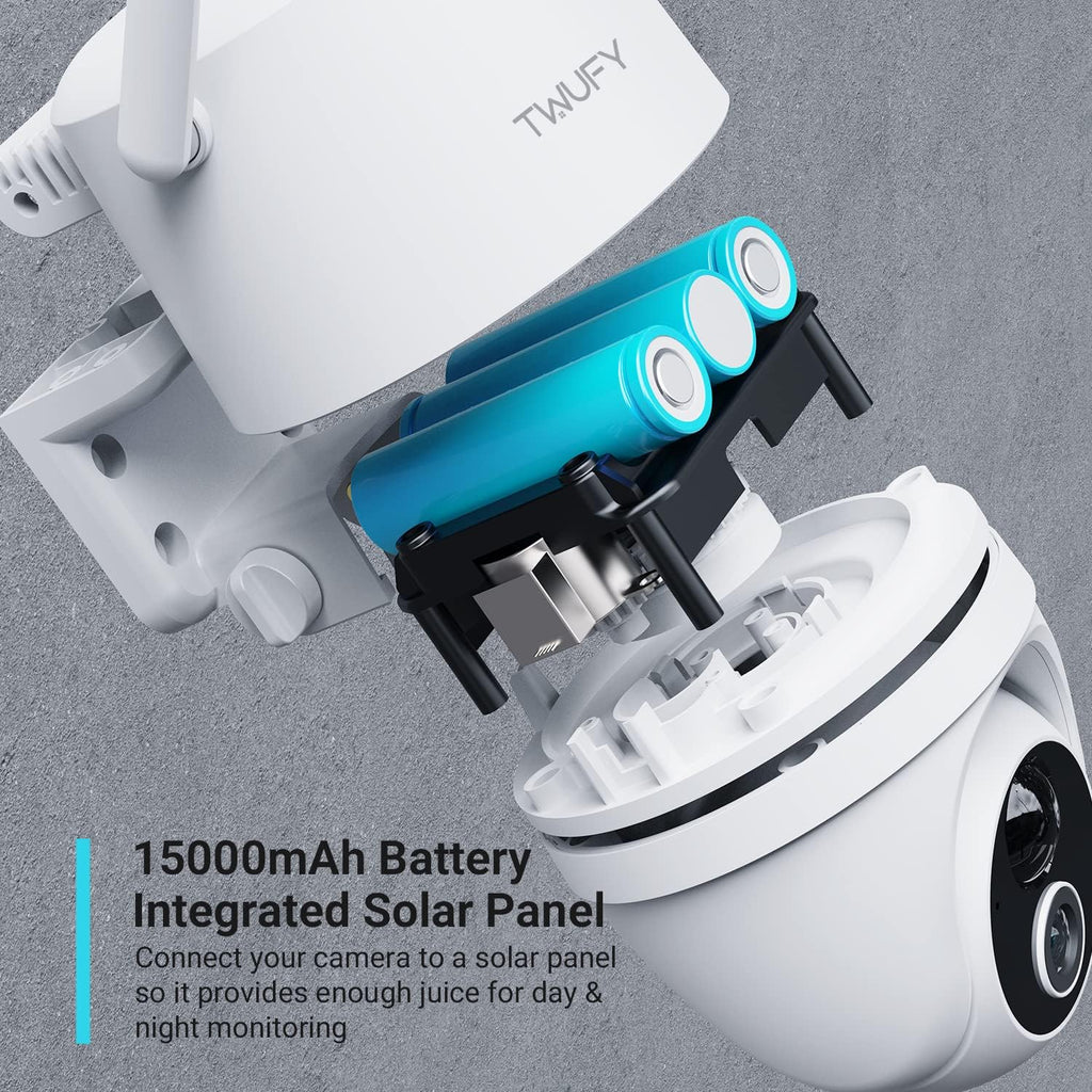 Wireless Outdoor Security Camera with 360° PTZ A267