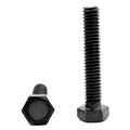 3/4-10 x 3 (FT) Coarse Thread Grade 8 Hex Tap Bolt Alloy Steel Black Oxide Pk 30 O52718