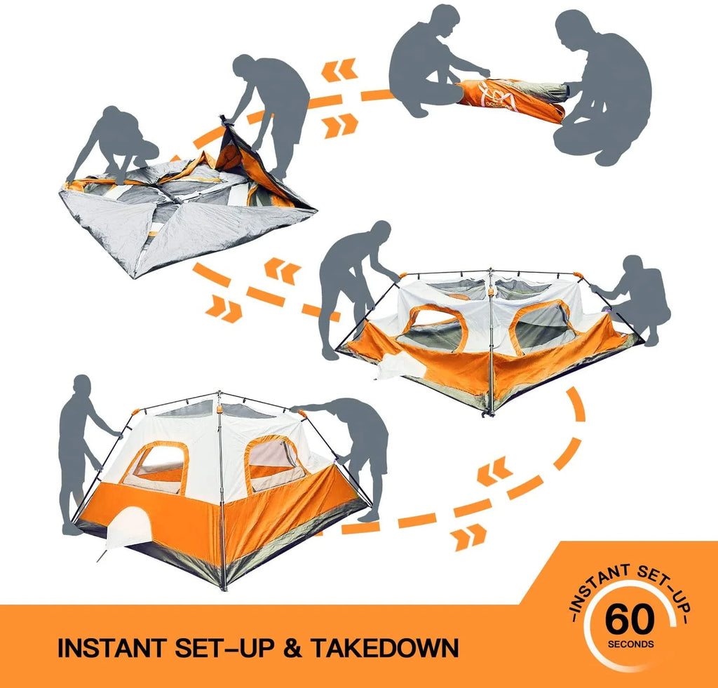6 Person Waterproof Camping Tent G2658