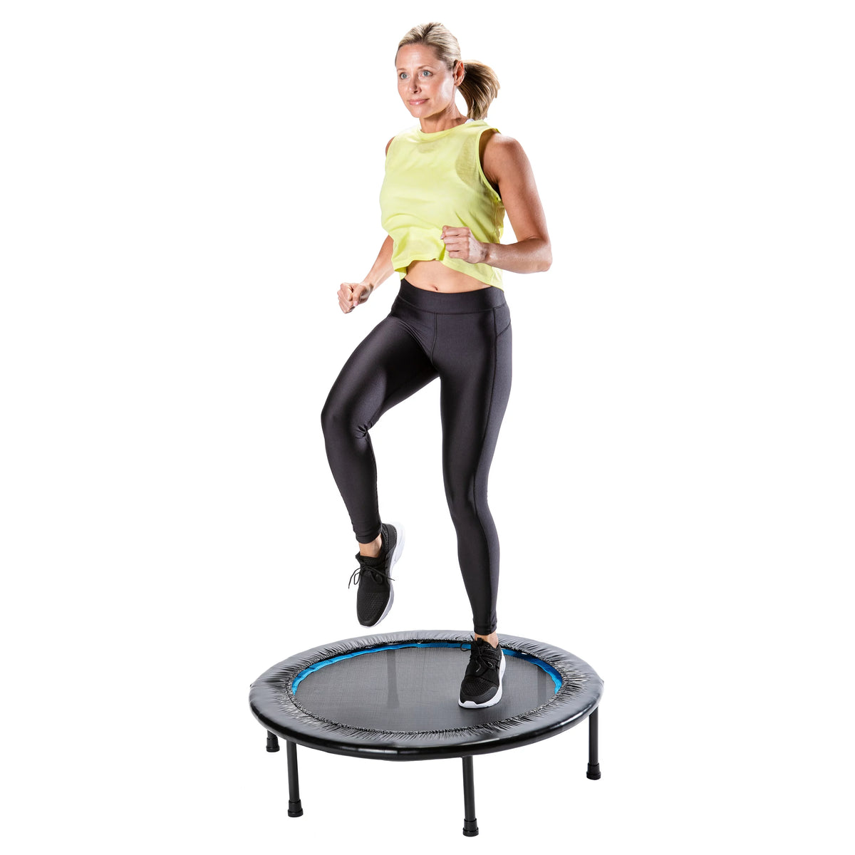Black Trampoline with Monitor Y35922