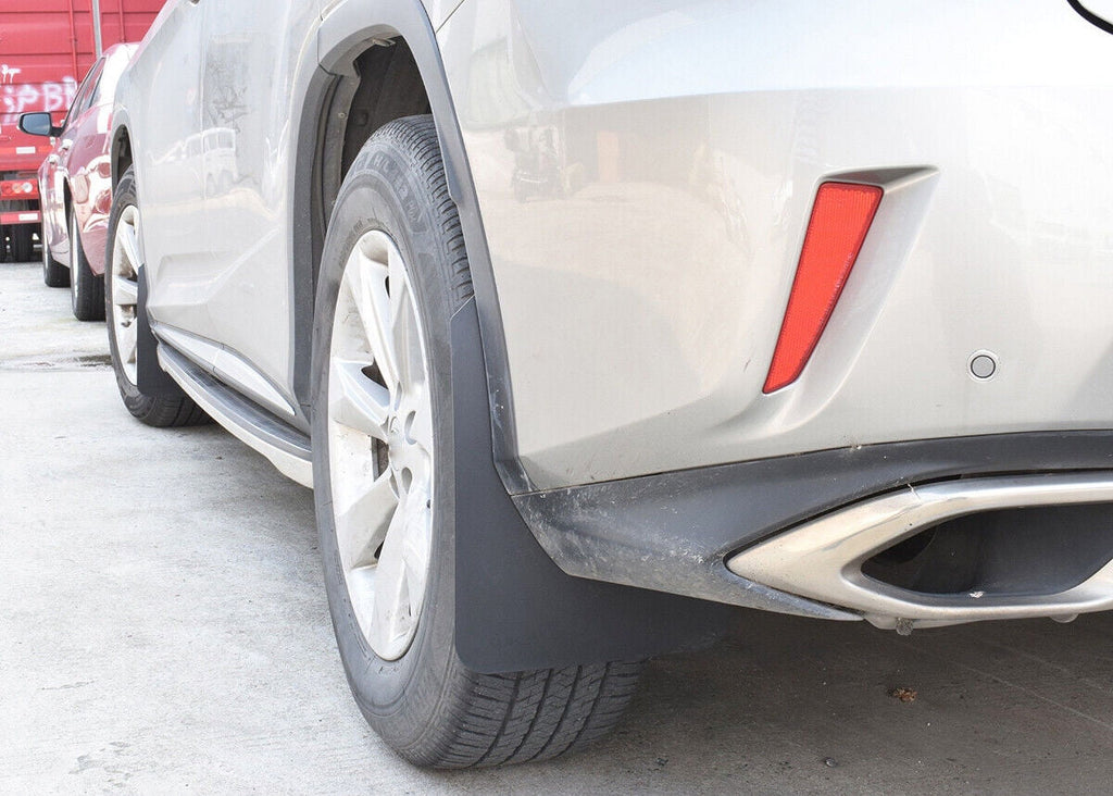 Black PP+TPO Plastic Mud Flaps for Car SUV Truck J153