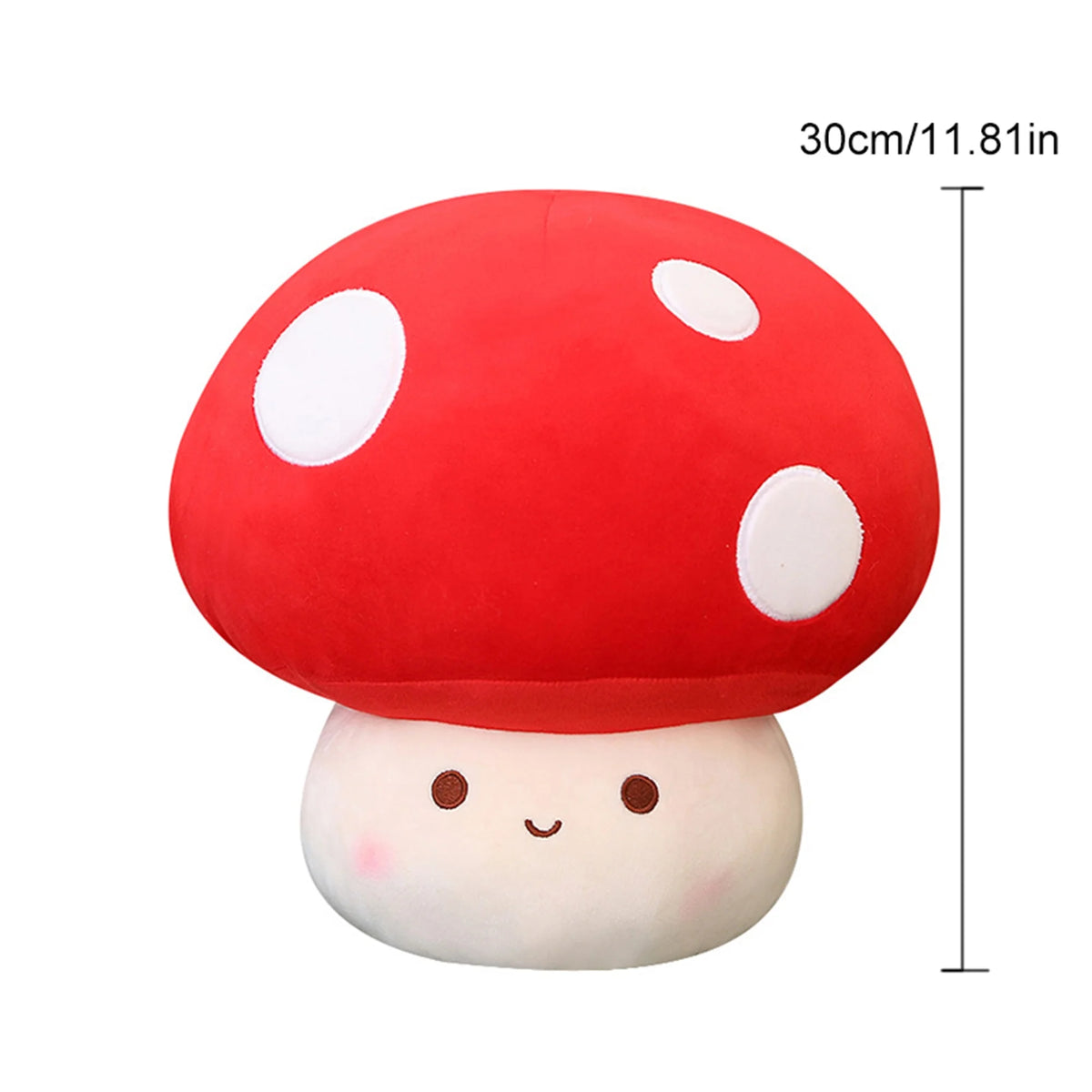 Mushroom Plush Stuffed Animal Pillow 9 12 inch H473