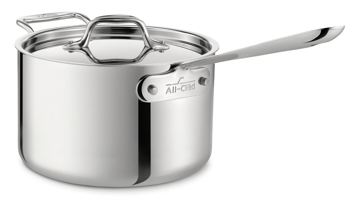 4 qt Stainless Steel Saucepan with Lid U899143