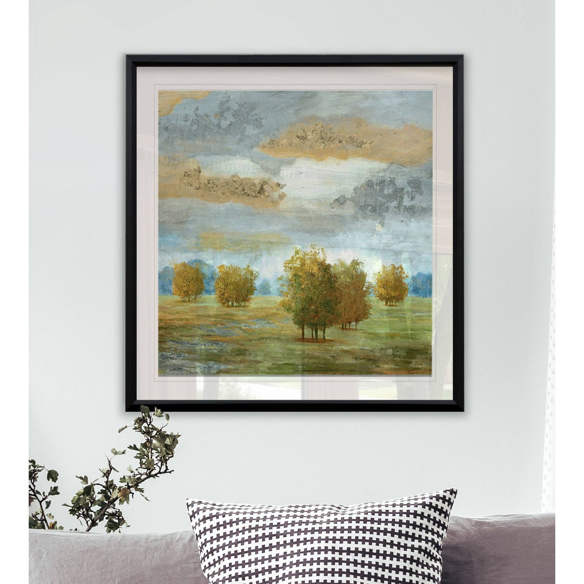 Framed Giclee Print 38x38 Y4459
