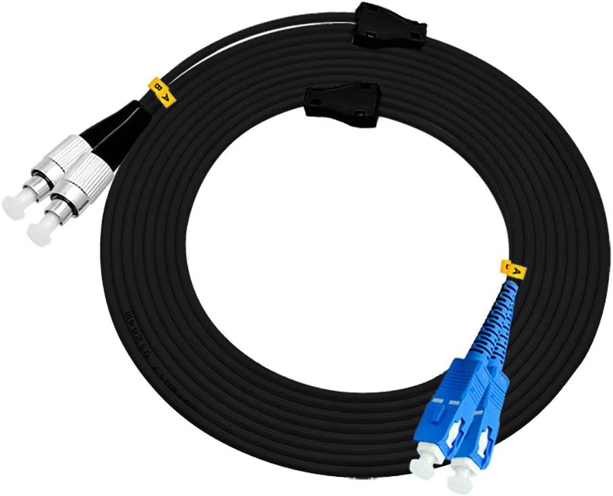 LC to LC Outdoor Armored Duplex 9/125 SM Fiber Optic Cable 300M A48258
