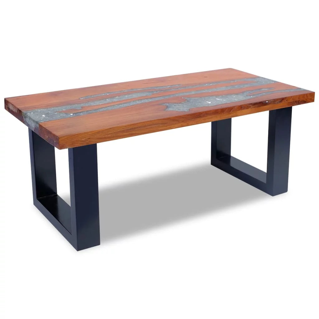 Teak Resin Coffee Table 39.4"x19.7" G316052