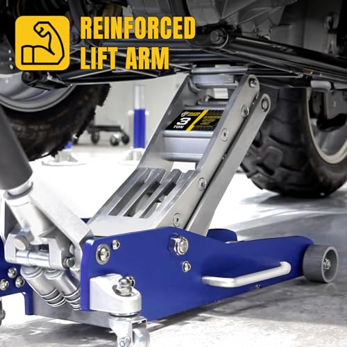 3 Ton Aluminum Floor Jack, 6600 lbs Capacity N2333