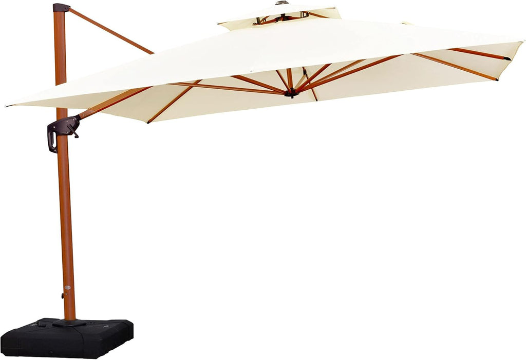 Beige Cantilever Patio Umbrella Y4732