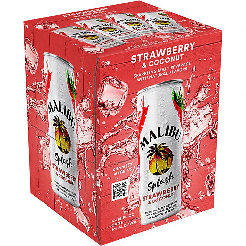 4pk Cans Strawberry & Coconut I722496