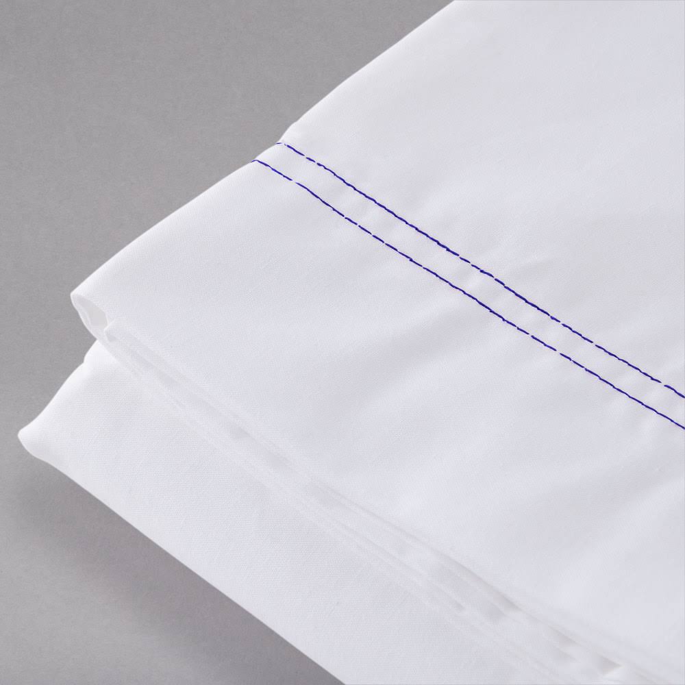 White Full Flat Bed Sheets T19341