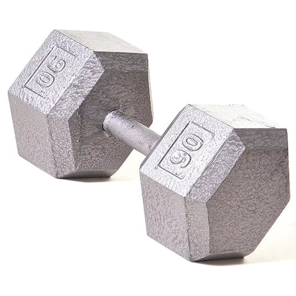 Solid Cast-Iron Hex Dumbbell T747