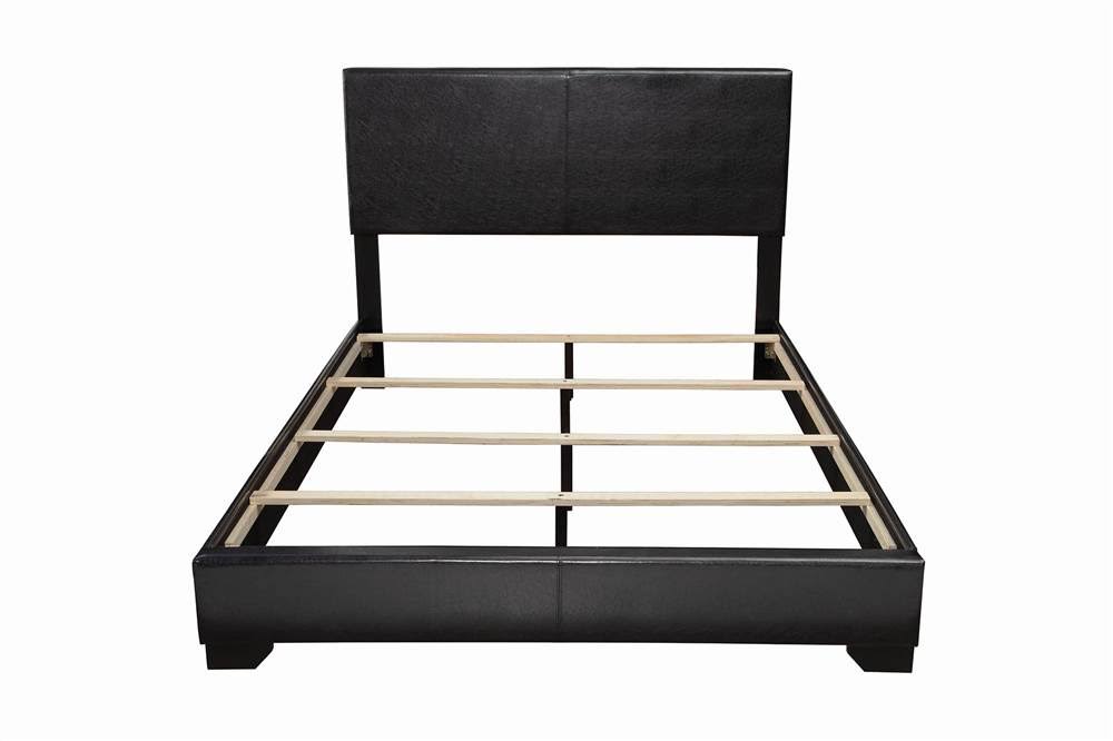 Black Full Upholstered Bed O250054