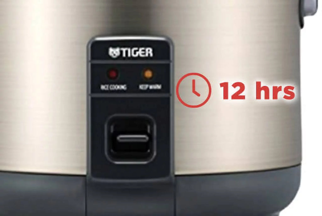 5.5-Cup Stainless Steel Gray Rice Cooker and Warmer Y331224