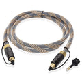 Digital Optical Audio Cable Male to Male 3M Pack of 2 M4381