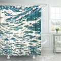 Blue Water Ocean Surf Beach Shower Curtain 66x72 inch X395