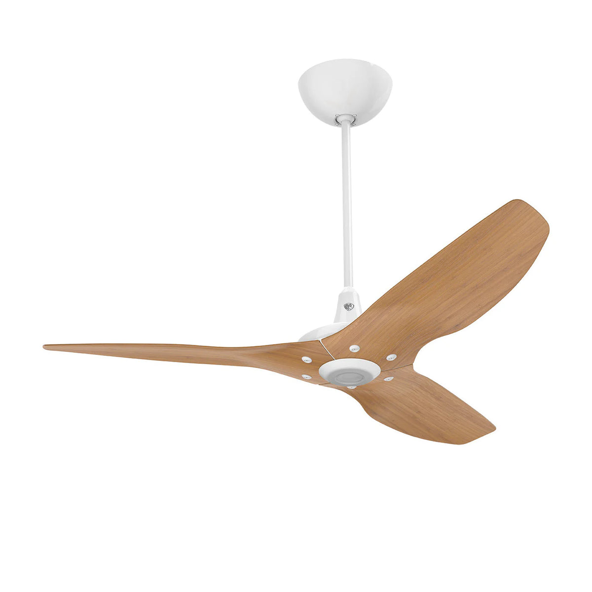 52 Ceiling Fan with Bamboo Blades and White Finish L230718