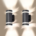 4 Pack Semi Cylinder Outdoor Wall Light, Aluminum Waterproof, 3000k 5W D9860