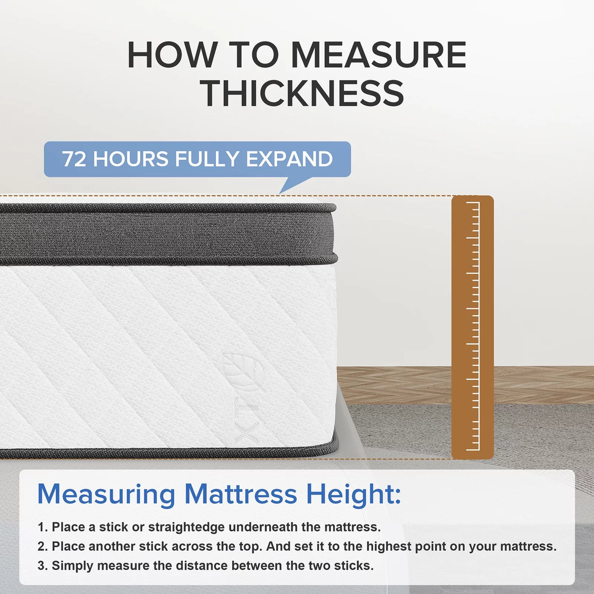 12 inch Twin Gel Memory Foam Mattress K86823