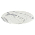 36" Diameter White Marble Indoor/Outdoor Table Top I87976