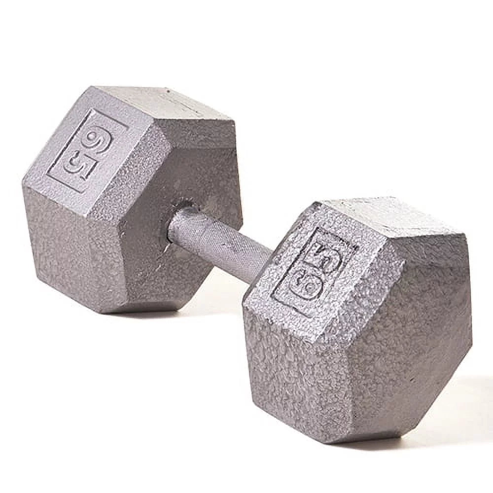 Solid Cast-Iron Hex Dumbbell T747