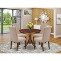 5 Pc Dining Set with Round Table and 4 Chairs P3978