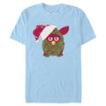 Men's Graphic Tee Light Blue 2X Large A11027