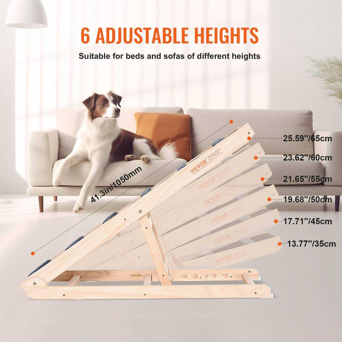 Folding Adjustable Dog Ramp C60223