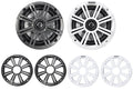 6.5-Inch Marine Coaxial Speakers with 3/4-Inch Tweeters, 4-Ohm R760089