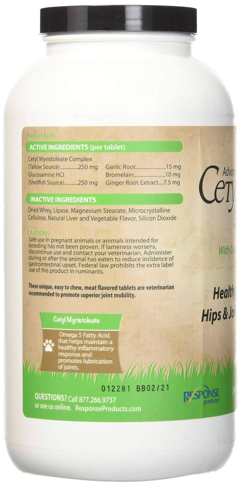 Advanced Cetyl M Joint Action Formula for Dogs 360 Count B6433