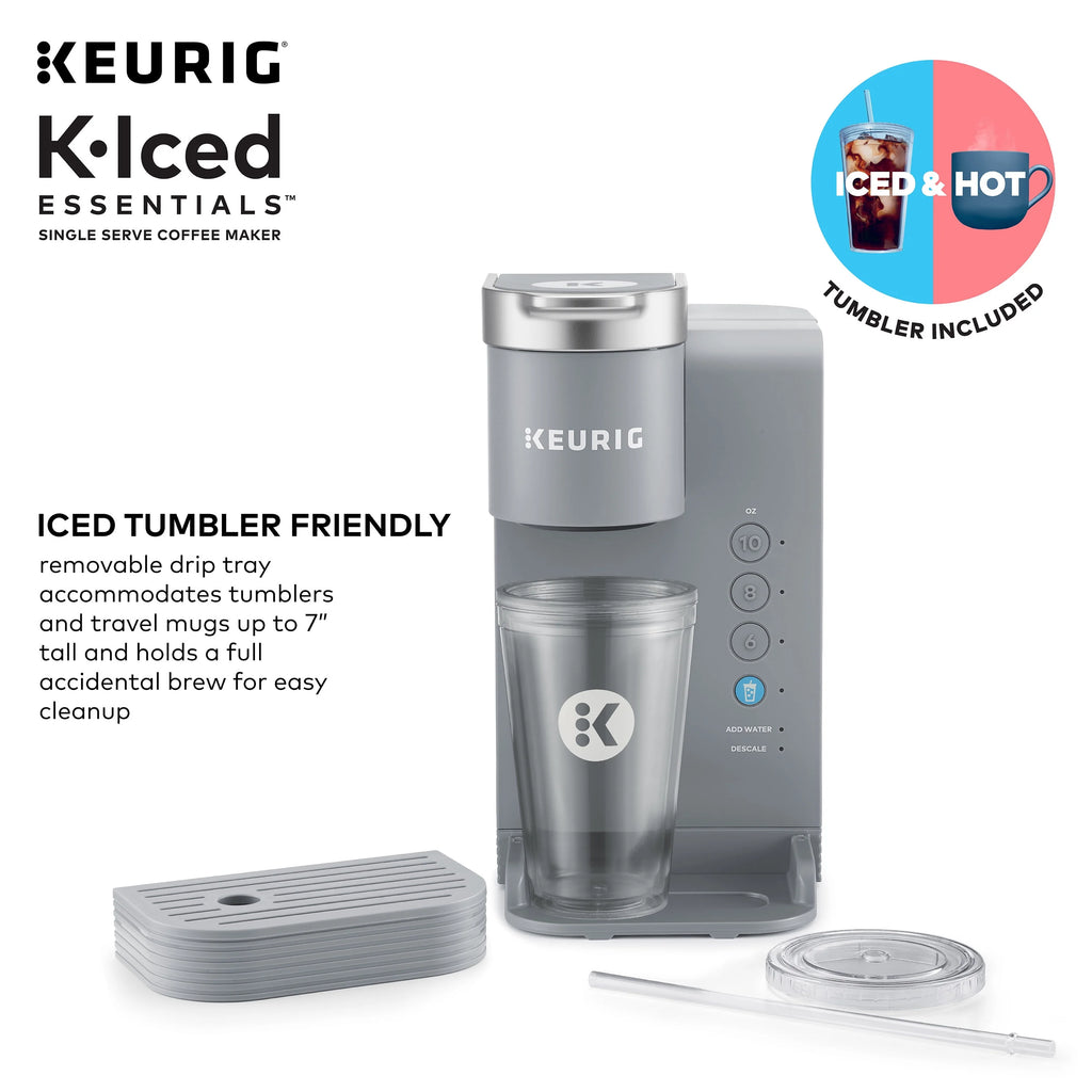 Gray Single-Serve K-Cup Pod Coffee Maker V832863
