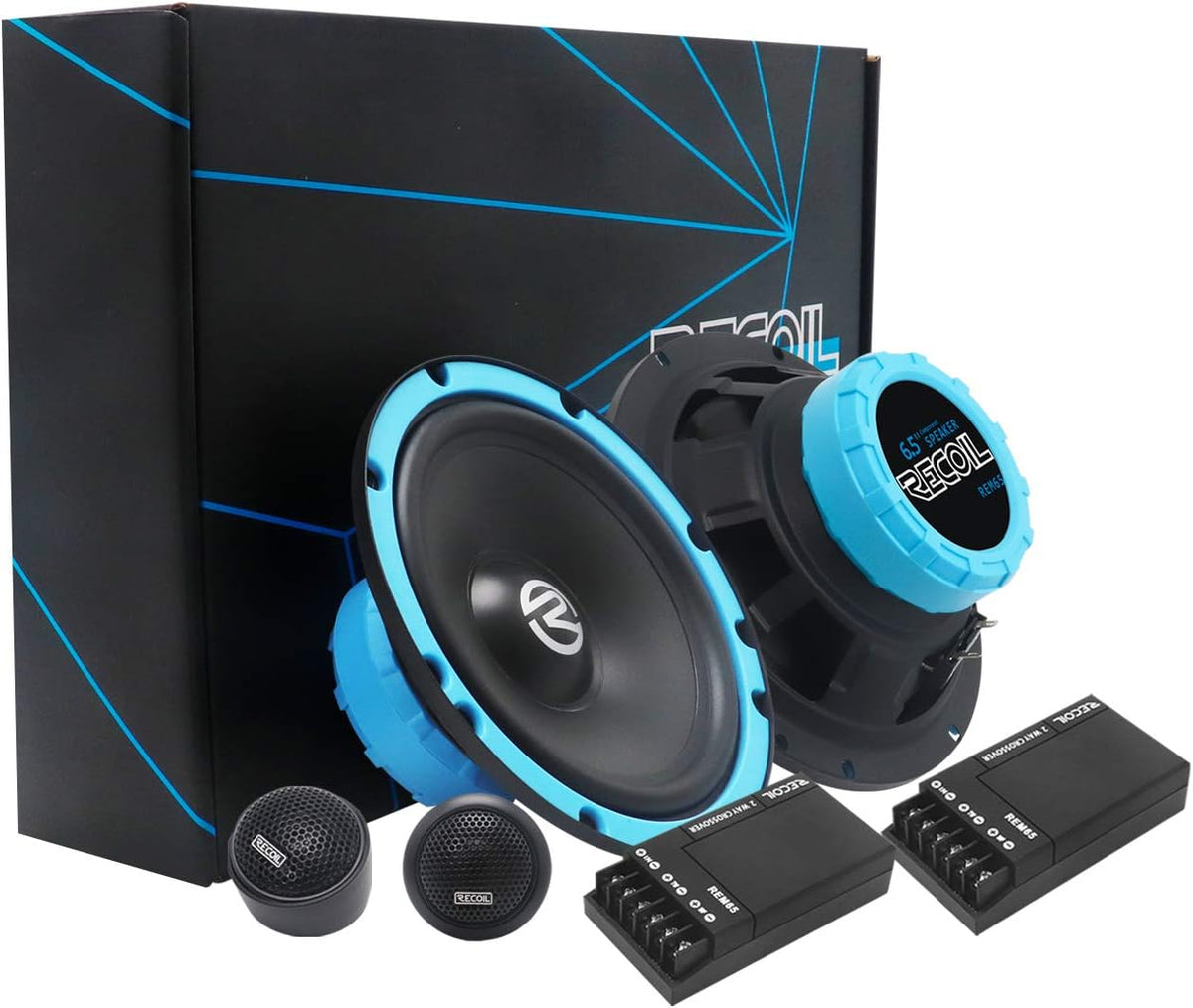 6.5-Inch Car Audio Component Speaker System Pack of 2 M7440