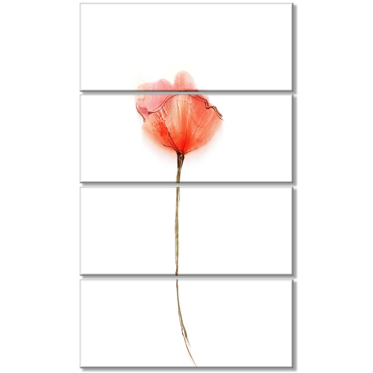 4 Piece Painting Print on Wrapped Canvas Set B34169
